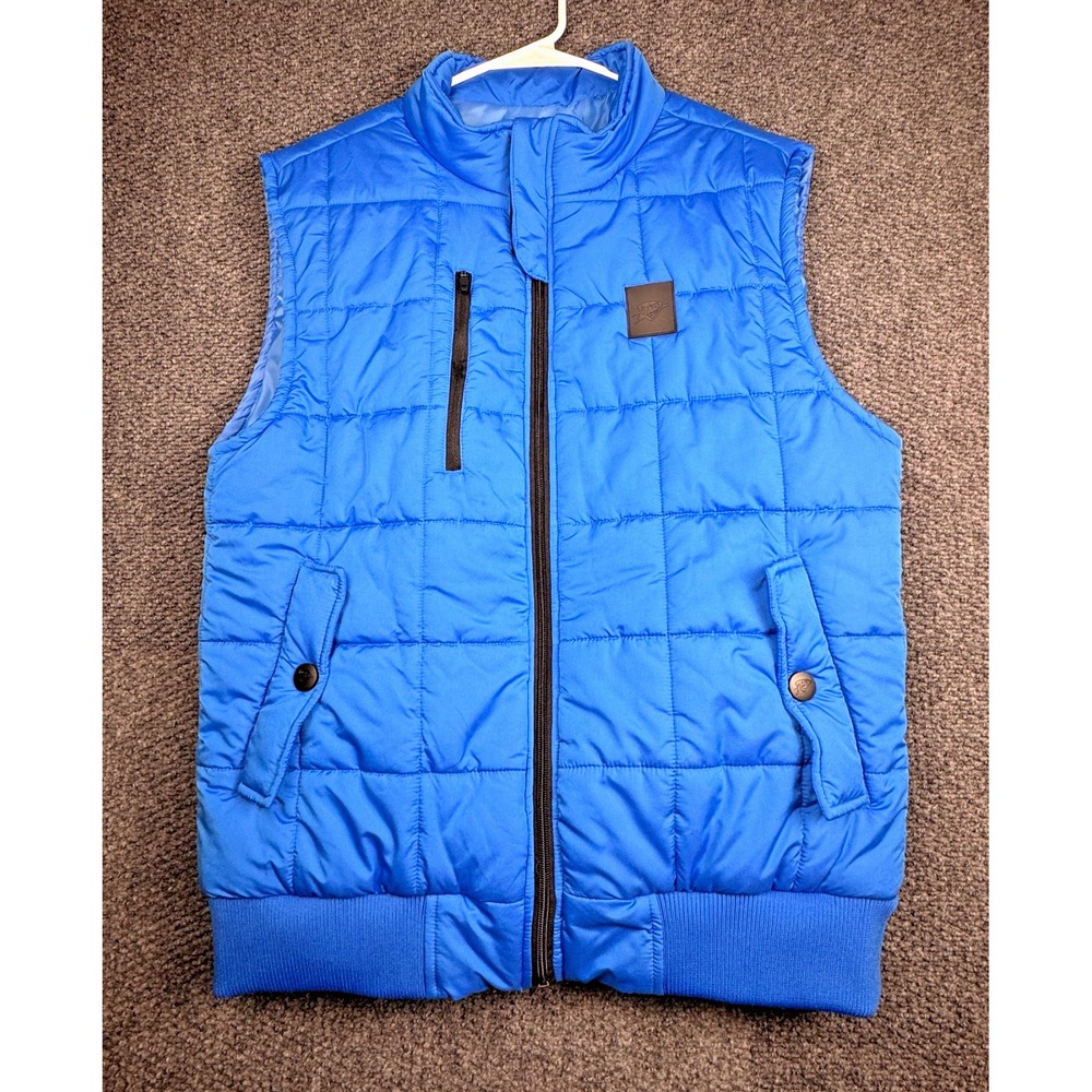 Men's Blue Puffer Vest